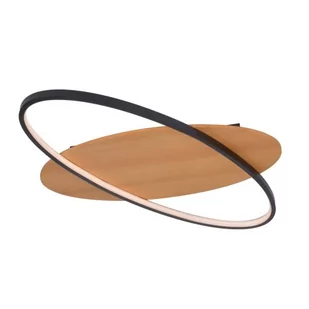 Poraso lampa sufitowa 1xLED/14W czarna/drewno PLF-93439-12W-WO - Lampy sufitowe - miniaturka - grafika 1