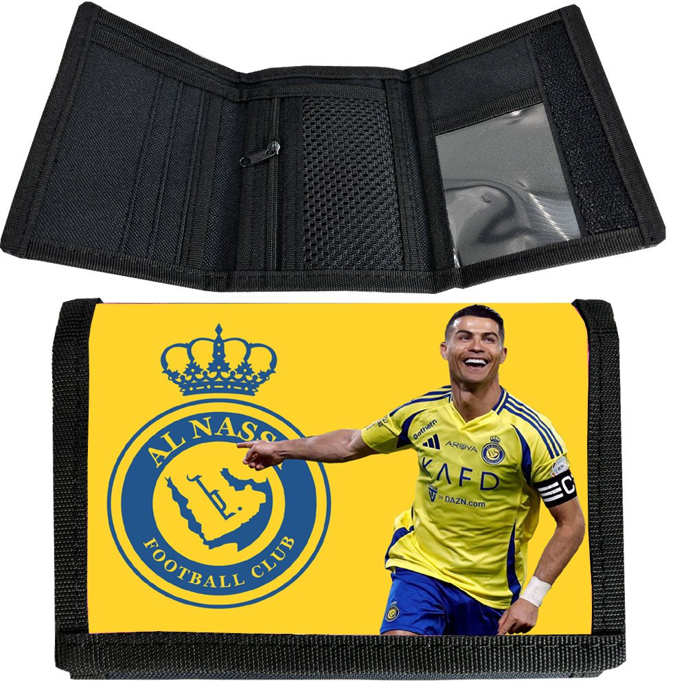 Portfel portfele młodzieżowy na rzep piłkarz