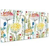 Podkładki na biurko - Mata ochronna z nadrukiem Kolorowa Łąka 100x50 cm, Dywanomat - miniaturka - grafika 1