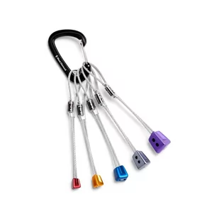 Asymetryczne kości wspinaczkowe Black Diamond Offset Stopper Set 7-11 - Sprzęt wspinaczkowy - miniaturka - grafika 1