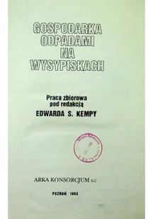Gospodarka odpadami na wysypiskach - Ekonomia - miniaturka - grafika 1
