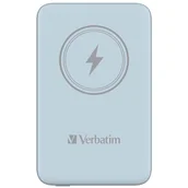 Powerbanki - Verbatim Charge 'n' Go Magnetic Wireless 10000mAh niebieski - miniaturka - grafika 1