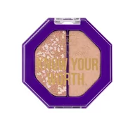 Cienie do powiek - Wibo Know Your Worth Duo Eyeshadow cienie do powiek 2 But First: Me 5g - miniaturka - grafika 1