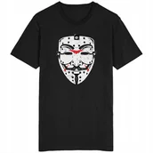 Koszulki męskie - V Jak Vendetta Koszulka Anonymous Maska Haktywizm - miniaturka - grafika 1