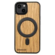 Etui i futerały do telefonów - Drewniane Etui Bewood iPhone 14 Dąb MagSafe - miniaturka - grafika 1