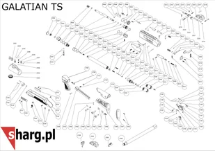 Język spustowy do wiatrówki Hatsan Galatian (PART 2194 GOLD) - Osprzęt do wiatrówek - miniaturka - grafika 4
