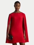 Sukienki - LAUREN RALPH LAUREN Sukienka koktajlowa 253980921004 Czerwony Slim Fit - miniaturka - grafika 1
