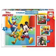 Puzzle - Puzzle 12+16+20+25 el. Myszka Miki i przyjaciele Educa - miniaturka - grafika 1