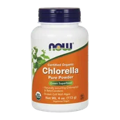 Odchudzanie i oczyszczanie - Now Foods Foods Chlorella Organiczna Proszek 113 g Foods) TT000800 - miniaturka - grafika 1