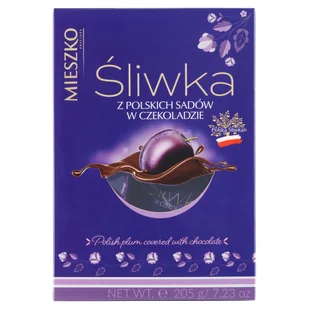 MIE ŚLIWKA W CZEKOLADZIE 205G - Bombonierki i czekoladki - miniaturka - grafika 1