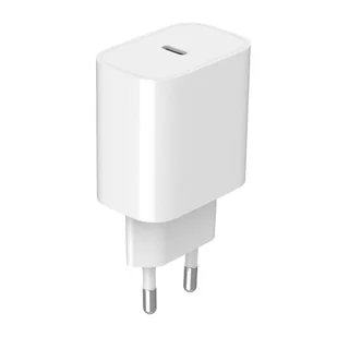 Ładowarka sieciowa Gembird USB-C 20W biała - Ładowarki do telefonów - miniaturka - grafika 1