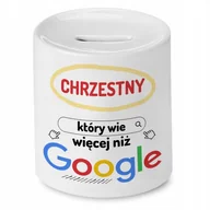 Skarbonki - Skarbonka Dla Chrzestnego na Urodziny Prezent z Nadrukiem ze Zdjęciem - miniaturka - grafika 1