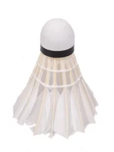 Vivo, Lotki do badmintona, C-100, piórowe, biały, 6 szt. - Badminton - miniaturka - grafika 1