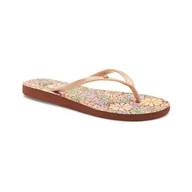 Klapki i japonki damskie - Damskie Japonki ROXY BERMUDA PRINT ARJL100871-BNC – Wielokolorowy - miniaturka - grafika 1