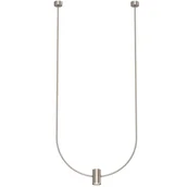 Lampy sufitowe - Salonowa lampa wisząca No.C 5081 Shilo regulacja 58cm metalowy platyna - miniaturka - grafika 1