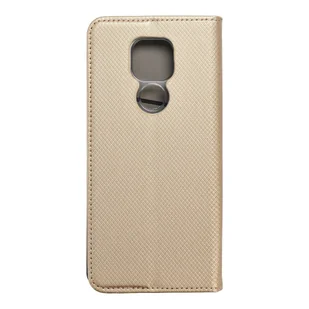 Kabura Smart Case book do MOTOROLA MOTO G9 Play złoty - Etui i futerały do telefonów - miniaturka - grafika 1