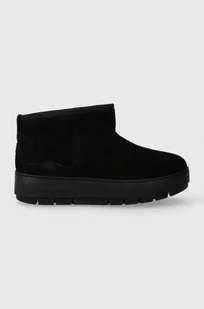 Tommy Hilfiger śniegowce zamszowe COOL SUEDE SNOWBOOT kolor czarny FW0FW07662 - Śniegowce damskie - miniaturka - grafika 1