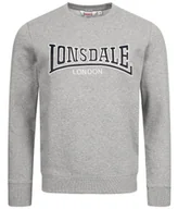 Bluzy męskie - Bluza LONSDALE BERGER szara prosta-L - miniaturka - grafika 1