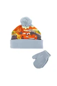 Czapki i chusty sportowe męskie - Komplet czapka rękawiczki Disney Mc Queen dla chłopca zimowy - miniaturka - grafika 1