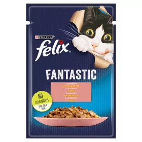 Purina Felix Łosoś w galaretce saszetka 85g 46246-uniw - Mokra karma dla kotów - miniaturka - grafika 1