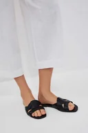 Espadryle damskie - Klapki na płaskiej podeszwie-36 - miniaturka - grafika 1