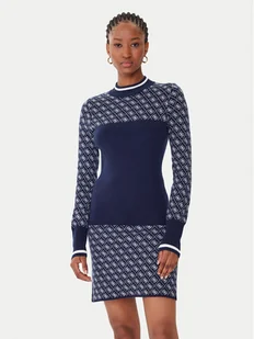 Guess Sweter W5BR24 Z3JD2 Granatowy Slim Fit - Swetry damskie - miniaturka - grafika 1