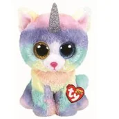 Maskotki i pluszaki - Ty Beanie Boos Heather - Kot z rogiem 24cm - - miniaturka - grafika 1