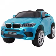 Pojazdy elektryczne dla dzieci - Pojazd BMW X6M Lakierowany Niebieski kod: RA-PA.JJ2199.EXL.NIE - miniaturka - grafika 1