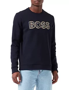 BOSS Bluza męska, granatowy, S - Bluzy męskie - miniaturka - grafika 1