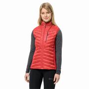 Kamizelki damskie - Damska kamizelka Jack Wolfskin ROUTEBURN PRO INS VEST W vibrant red - M - miniaturka - grafika 1