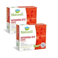 Witaminy i minerały - Zestaw 2 x NATURELL Witamina B12 Forte, 60 tabl. do ssania - miniaturka - grafika 1