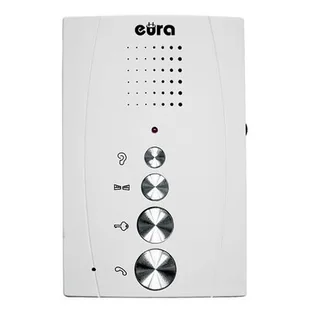 Domofon "EURA" ADP-51A3 "DIFESA" 1-rodzinny, 2 Unifony, interkom, biały - Domofony - miniaturka - grafika 1