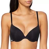 Biustonosze - PUMA biustonosz push-up damski, czarny, 85C - miniaturka - grafika 1