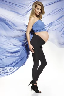 Odzież ciążowa - Legginsy ciążowe czarne - grafika 1