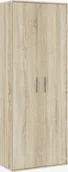 Szafy - Szafa na ubrania z półkami wąska 69 cm SAVOY – dąb sonoma - miniaturka - grafika 1