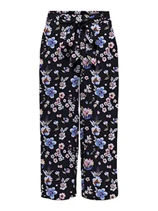 ONLY Damskie spodnie Onlnova Life Crop Pant AOP Ptm Palazzo, Sky Captain/Aop:347 Iris, 36 - Spodnie damskie - miniaturka - grafika 1