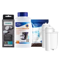 Akcesoria i części do ekspresów do kawy - Zestaw Bosch - Filtr Al-Inte 2szt, Uniwersalny Odkamieniacz 250ml, Siemens TZ80001 Tabletki Czyszczące - miniaturka - grafika 1