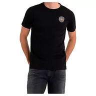 Koszulki męskie - Replay Męski T-shirt M6348, czarny, XS - miniaturka - grafika 1