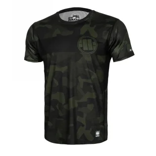 Rashguard Pit Bull Performance Mesh Dillard Casino Czarny/Oliwkowy 3XL - Koszulki sportowe męskie - miniaturka - grafika 1