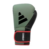 Rękawice bokserskie - Adidas Combat 50 Zielony/Czarny - Waga: 10 OZ - miniaturka - grafika 1
