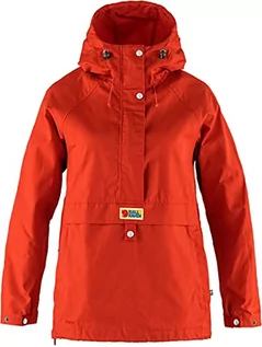 Bluzy damskie - Fjallraven FJALLRAVEN Damska bluza Vardag Anorak W, czerwona, XXS 87009 - grafika 1