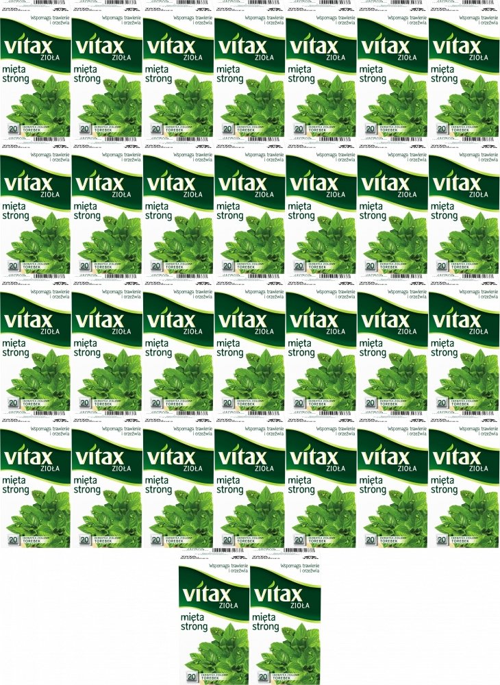 Vitax Strong Mięta Herbata zioła 20tb x30
