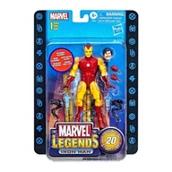 Figurki dla dzieci - Hasbro Marvel Legends Series 20th Anniversary Series 1 Iron Man 6-inch Action Figure Collectible Toy, 9 akcesoriów F3463 - miniaturka - grafika 1
