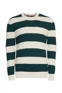 Swetry męskie - ESPRIT Sweter męski, 305 / Emerald Green, XXL - miniaturka - grafika 1