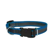 Obroże dla psów - Chaba Obroża odblaskowa kolor niebieski 10mm 30cm - miniaturka - grafika 1