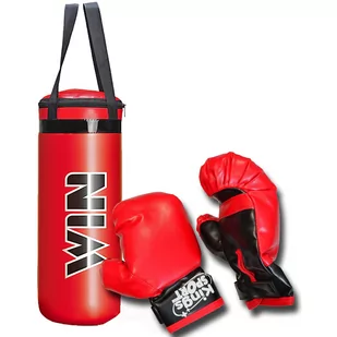 ENERO Zestaw bokserski junior Enero worek 22,5x15x38,5cm + rękawice victoriasport-1017631-0 - Zabawki i gry sportowe - miniaturka - grafika 2
