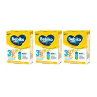 Mleko modyfikowane - Zestaw Bebiko Junior 3 Nutriflor Expert, odżywcza formuła na bazie mleka, powyżej 1 roku, smak waniliowy, 3 x 600 g - miniaturka - grafika 1