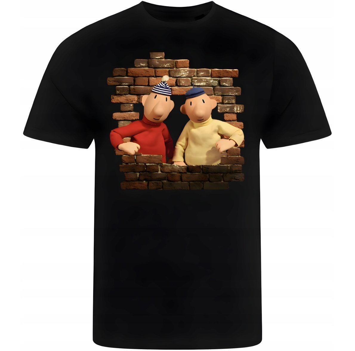 ŚWIĄTECZNA KOSZULKA MĘSKA ŚMIESZNA T-SHIRT SĄSIEDZI PAT I MAT r. L 26