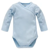 Body dla niemowląt - PINOKIO BODY WIAZANE DLUGI REKAW LOVELY DAY BABYBLUE NIEBIESKI 50 - miniaturka - grafika 1