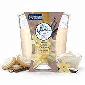 Świece - Zimowa świeca zapachowa Glade Vanilla Cream Cookies 112 g - miniaturka - grafika 1